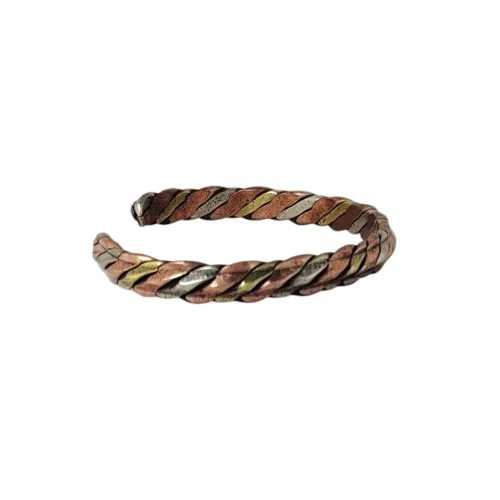 Bracelet en Cuivre Artisanal Touareg Fabrication Traditionnelle de Tamanrasset - Pour Femme