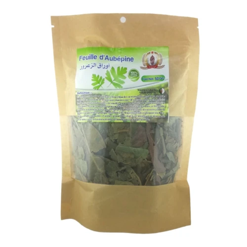Plante Feuille d'Aubépine Sèche Local Sac 50Gr