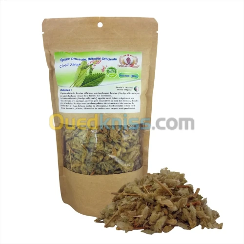 Plante Épiaire Officinale, Bétoine Officinale Local Sèche Sac 50 Gr