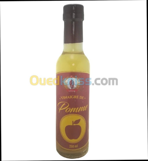 Vinaigre de Pomme (Cidre) 100% Naturel 250 ml