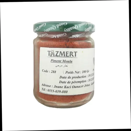 Piment moulu Fait Maison 100% Naturelle 100 gr