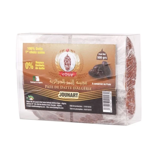 Pate de Datte-- Datte Hachée Jouhart Pure 100%--