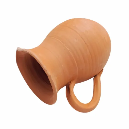 Cruche Saharienne en Terre Cuite - L'Art de la Fraîcheur Traditionnelle (1.5L) إبريق من الطين الصحراوي - فن النضارة التقليدية