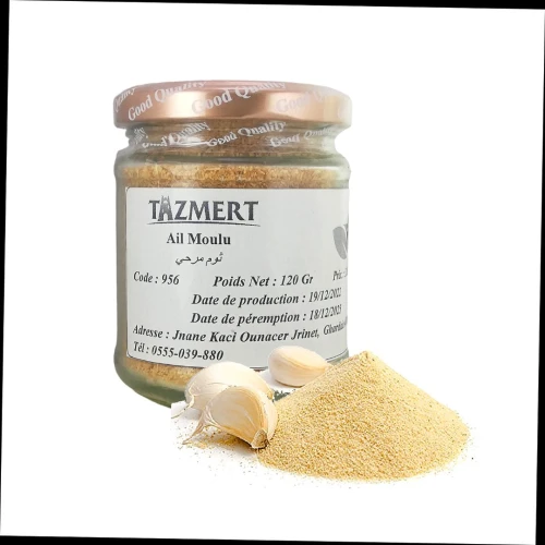 Ail en poudre Fait Maison 100% Naturelle 120 gr   