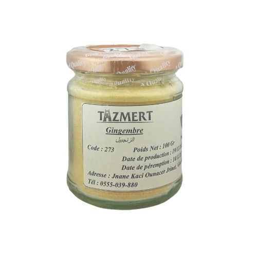 Gingembre moulu Fait Maison 100% Naturelle 100 gr