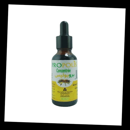 Propolis Liquide concentré Pure et 100% Naturel Sans Alcool 30ml