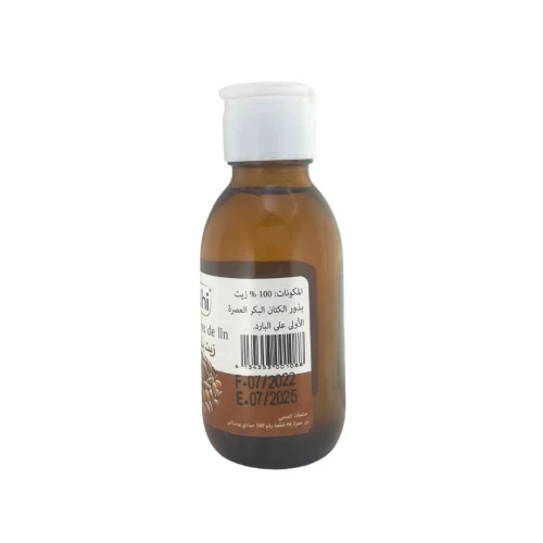 Huile de Grain de Lin Pressée à Froid Pure et 100% naturel Sans Additifs 100ml