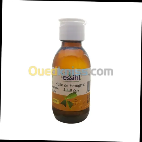 Huile de Fenugrec Pressée à Froid Pure et 100% naturel Sans Additifs 100ml