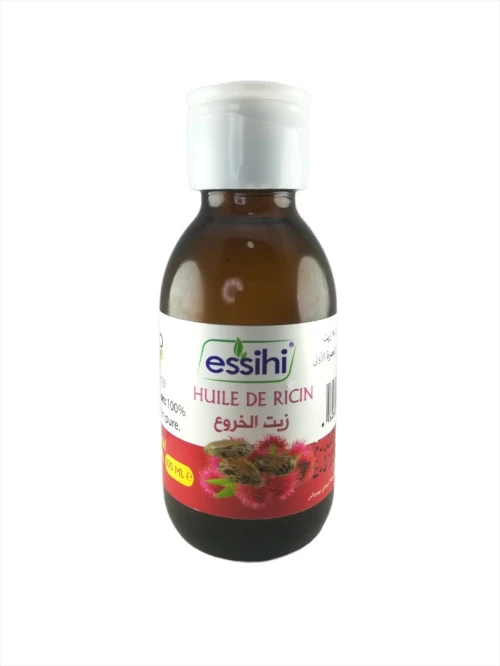 Huile de Ricin Pressée à Froid Pure et 100% naturel Sans Additifs 100ml