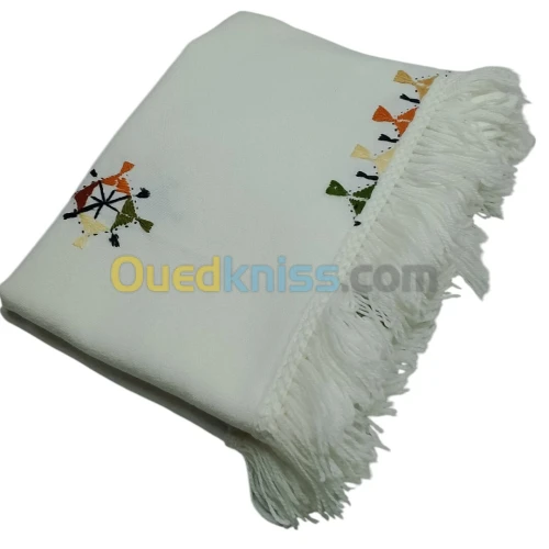 Challe fait main traditionnel par les artisans de Touggourt 240*66 cm
