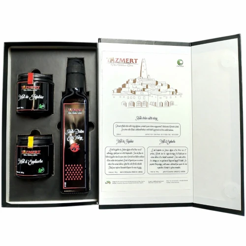 Coffret Trésor de la Nature : Miel de Jujubier & Euphorbe, Huile d'Olive Extra Vierge