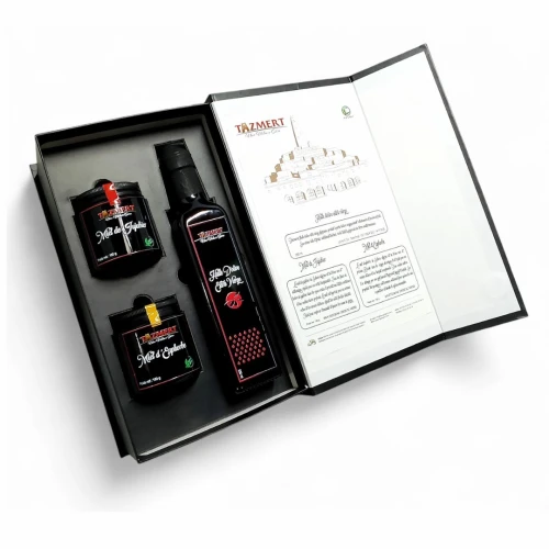 Coffret Trésor de la Nature : Miel de Jujubier & Euphorbe, Huile d'Olive Extra Vierge