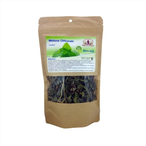 Plante Mélisse Officinale Local Sèche Sac 50 Gr