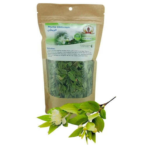 Tisane Myrte Commun Récolté au Sud de l'Algérie - Sèche Sac 50 Gr
