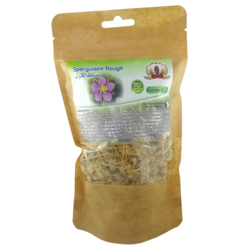 Plante Spergulaire Rouge (Sabline Rouge, Casse-Pierre) Sèche sac 50 Gr