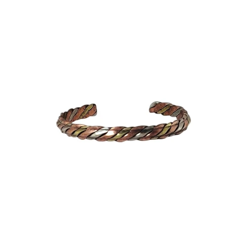 Bracelet en Cuivre Artisanal Touareg Fabrication Traditionnelle de Tamanrasset - Pour Femme