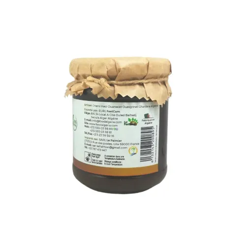 Pâte à Tartiner Naturelle Datte au Chocolat, Fruits sec et Miel Pot de 250 Gr