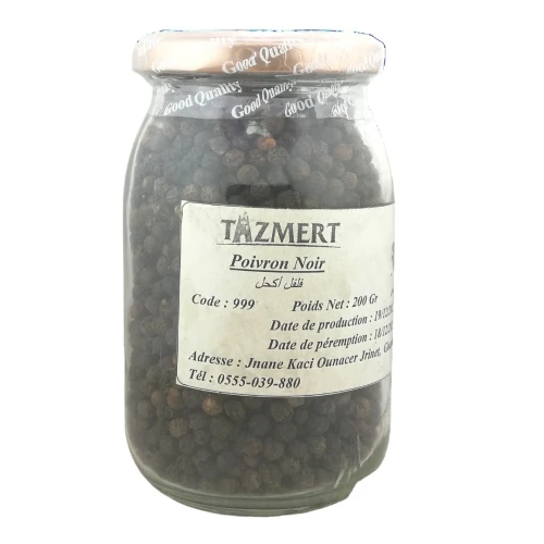 Poivre noire Fait Maison 100% Naturelle   200  gr