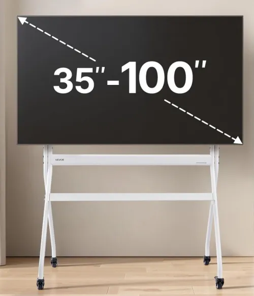 Supports Écrans interactifs Mobile avec roulettes 120 pouces 