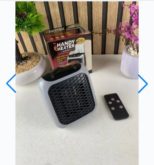 Chauffage soufflant céramique 800W سخان بمروحة توربو 800 واط مع منظم حرارة قابل للتعديل