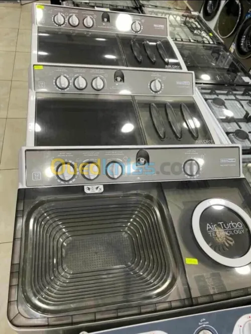 Machine a laver maxwell deux bacs semi-automatique 10kg 12kg 14kg 