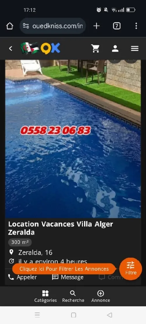 Location vacances Villa Alger Zeralda