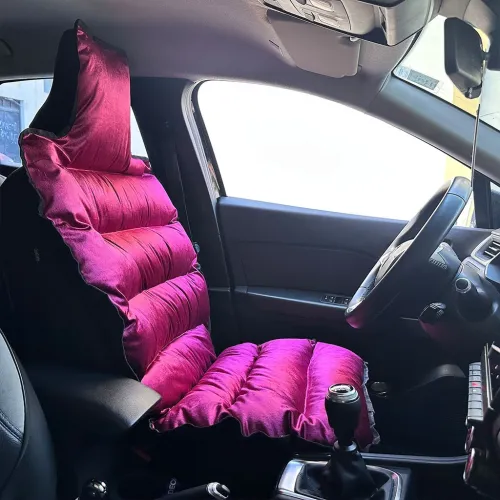 Housse de Protection Siège Auto en Velours Rembourrée Confortable et Moelleux فرشة مقعد السيارة جد مريحة