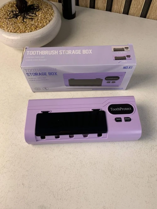 Désinfectant et support de brosse à dents intelligent rechargeable