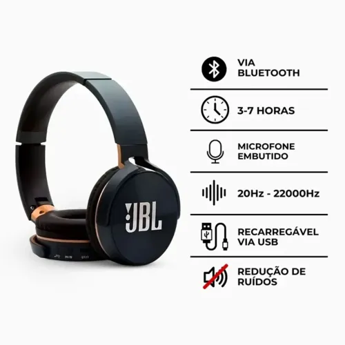 JBL Casque Bluetooth sans fil avec microphone JB950  سماعات رأس لاسلكية