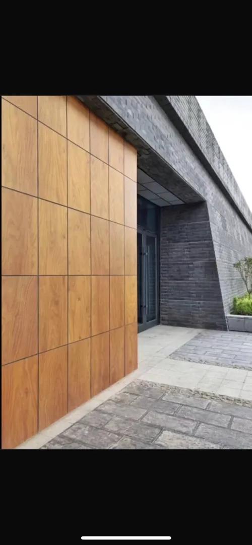 Façade HPL  Alucobond  VENTILE mur rideau et terre cuite