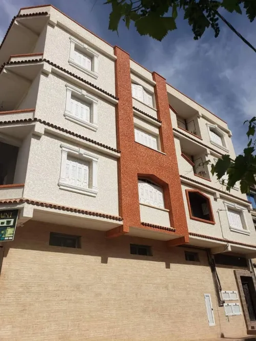 Facade en monocouch gratté et mouchter écrasé.......
