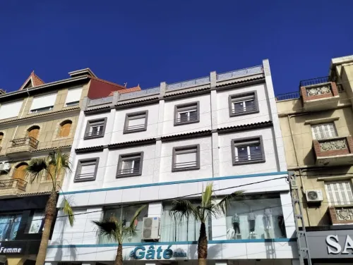 Facade en monocouch gratté et mouchter écrasé.......