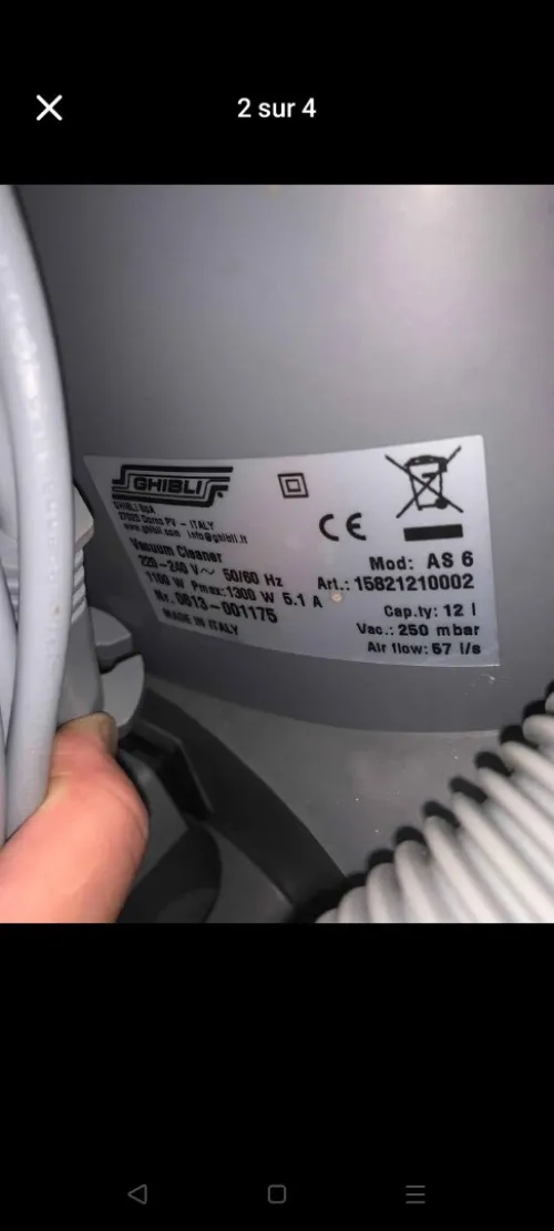 Aspirateur poussière 