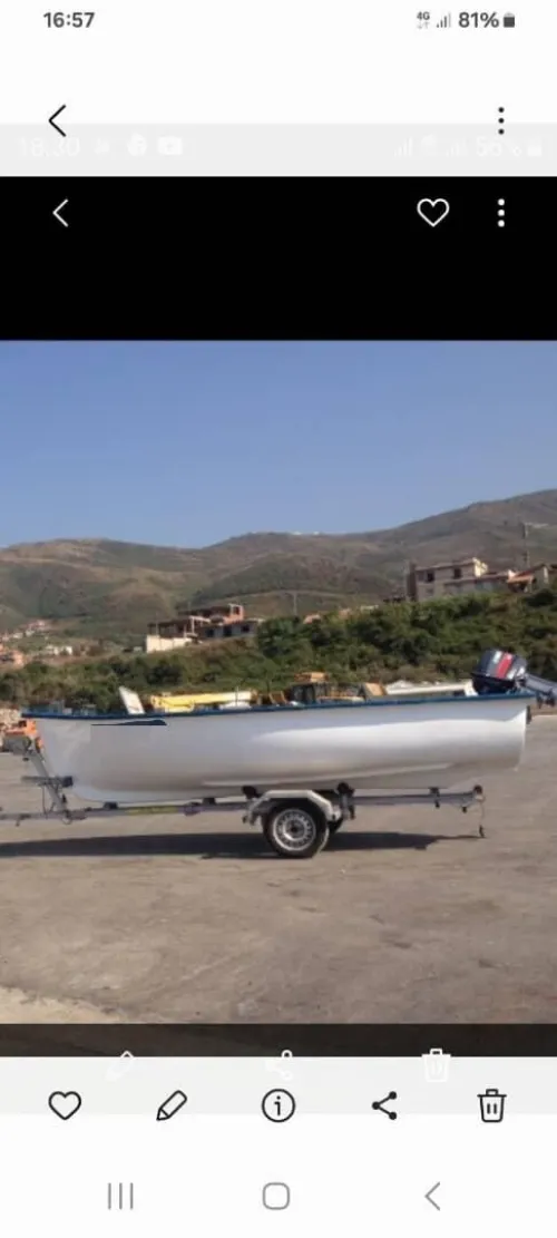 Bateau barque yamaha 25ch