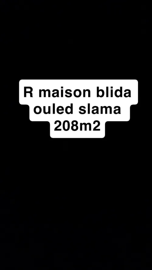 Vente Villa Blida Ouled selama