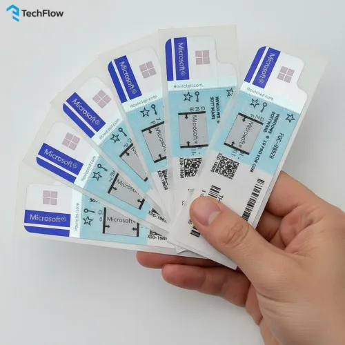 Licence  (STICKERS) Autocollant Windows 10/11 Pro OEM - Officielle  | keyzone