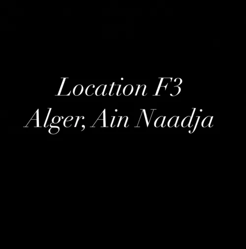 Location Appartement F3 Alger Ain naadja