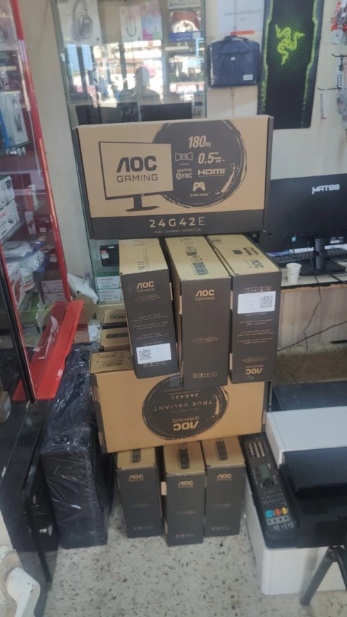AOC 24G42E 24 Full HD Fast IPS, 180 Hz 0.5 ms, HDR10, Adaptive-Sync Gaming Monitor
