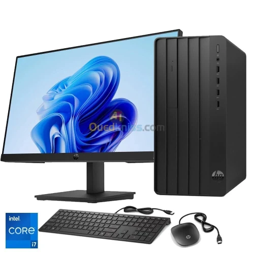 HP PRO TOWER 290 G9 CORE I7-12700 - RAM 8GB - SSD 256GB - UHD 770 + ECRAN HP 21.5" 22V G5 NEUF SOUS EMBALLAGE
