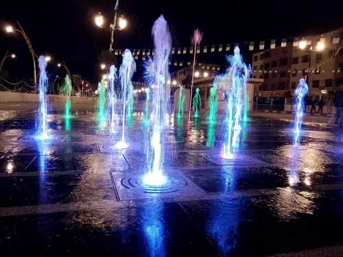 ETUDES REALISATION DES FONTAINE PUBLIC توريد وتركيب نافورة المياه