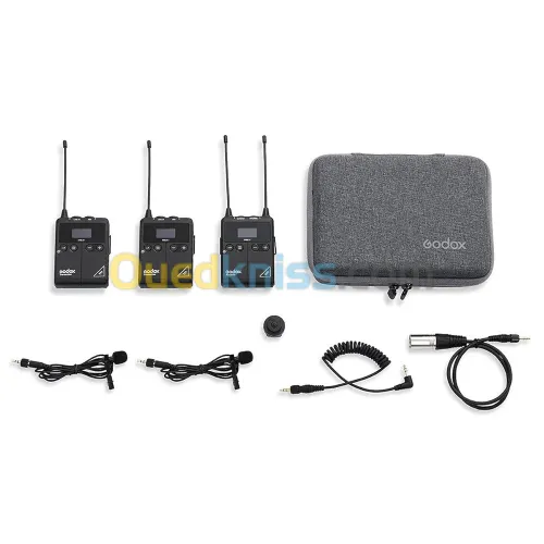 Godox WmicS1 Kit 2 Système sans fil Lavalier UHF