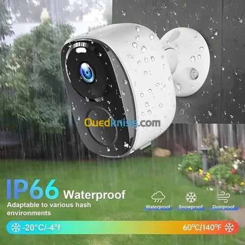 CAMERA SURVEILLANCE BATTERIE 4G OUTDOOR EXTERIEUR T4 Installation Facile
