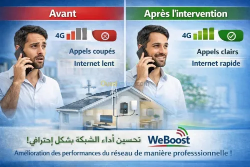 Diagnostic Et Amélioration Réseau Mobile 2G/3G/4G/5G Appels Et Internet حلول شبكات الهاتف النقال