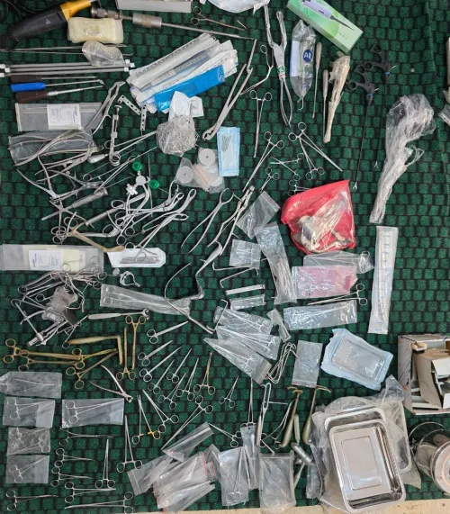 Des instruments médicaux 