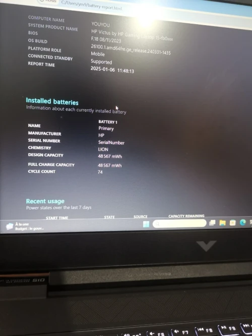 HP VICTUS GAMING 
