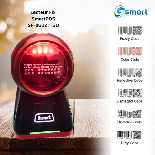 سرعة ودقة في قراءة الباركود مع Scanner SP 8602H