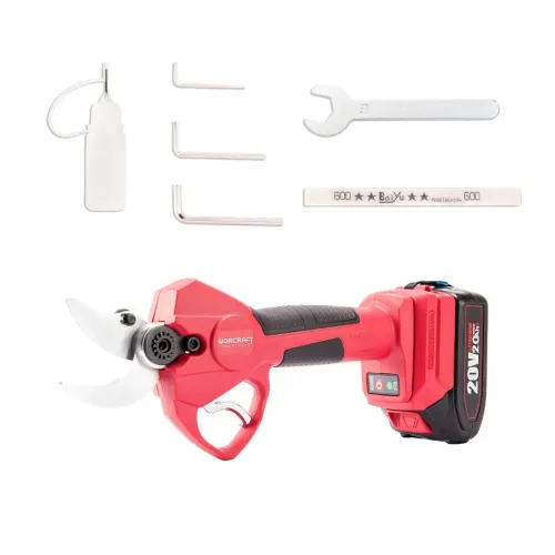 SECATEUR S/FIL Avec 02 Batterie 2.0AH 20V WORCRAFT