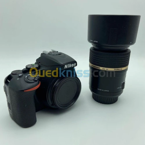 Appareil photo nikon D5600 5k avec objectif macro 