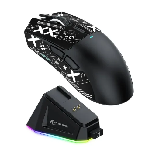 SOURIS ATTACK SHARK X11 BLACK WIRELESS