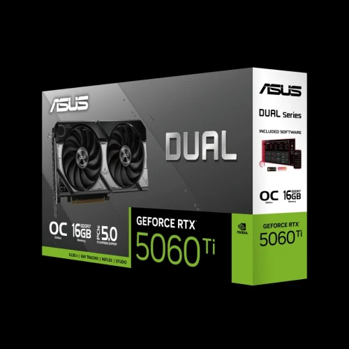 VGA ASUS DUAL RTX 5060 TI 16 GB OC (EN VENTE EN CONFIG)
